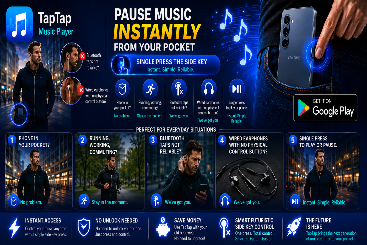 TapTap Music Player slideshow image one